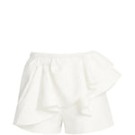 MInigonna con ruches in bianco SHUSHU/TONG - donna 