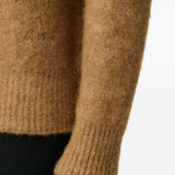 Polo in maglia beige AMI Paris - uomo 