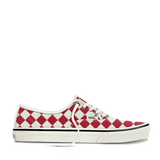 Sneakers authentic 44 diamond check in bianco e rosso Vans - unisex 
