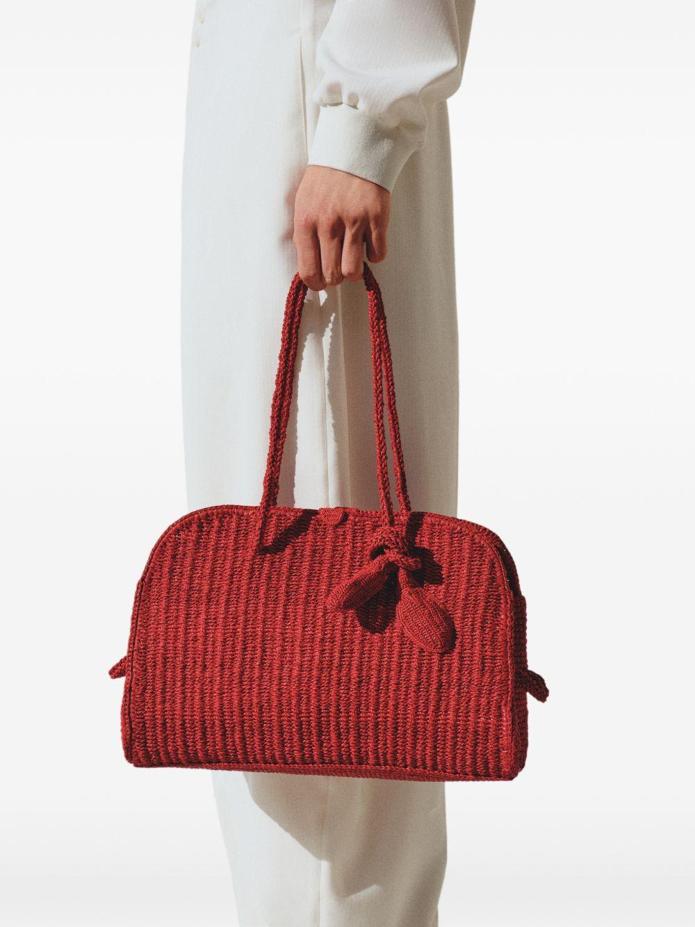 Borsa tote Turismo in rosso Jacquemus - donna 