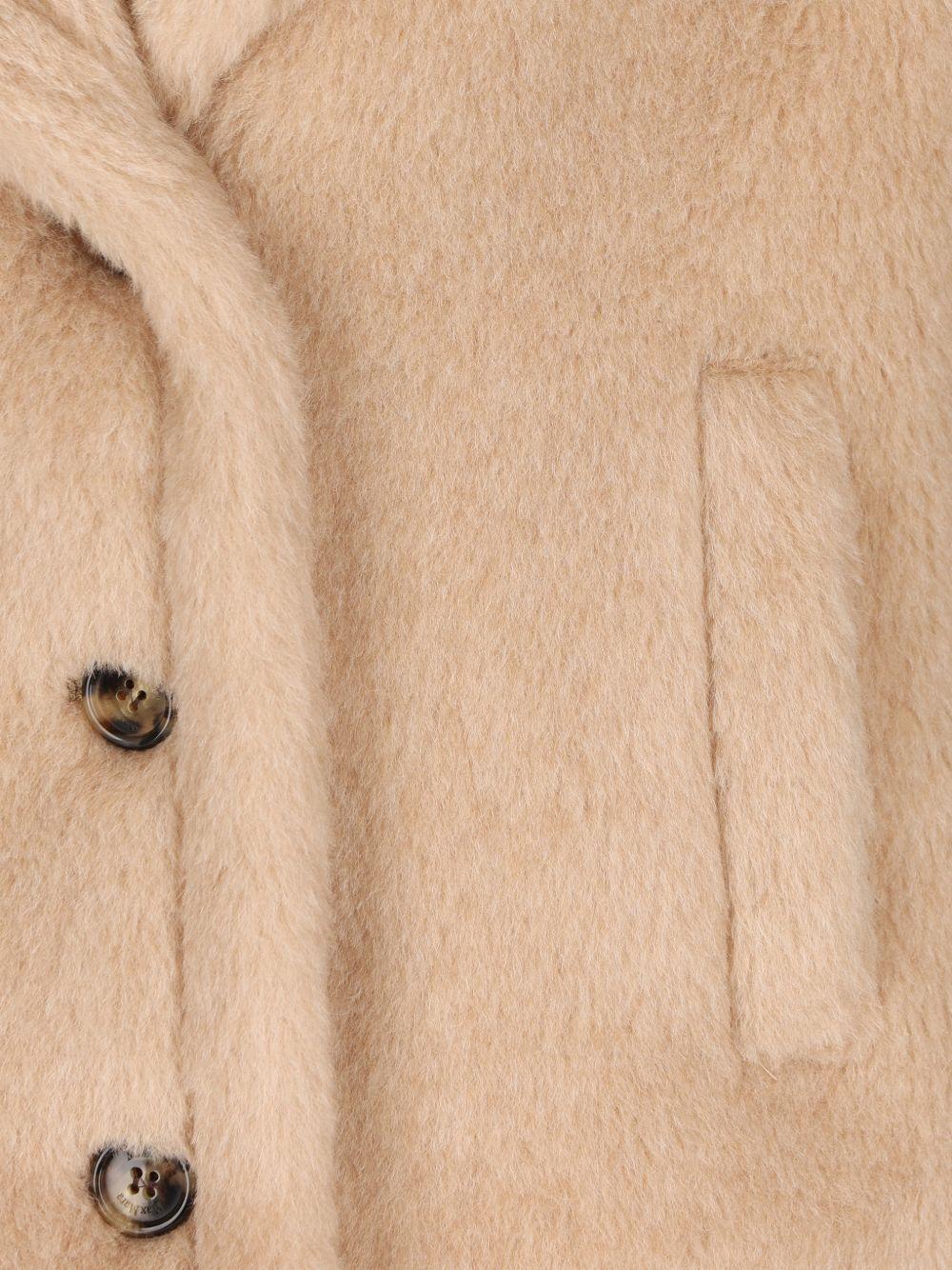 Giacca in Teddy di alpaca e cachemire corvino in beige Maxmara - donna 
