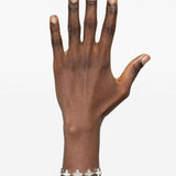 Bracciale Clover in argento Darkai - unisex 