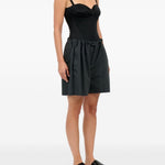 Shorts con pieghe in grigio Mm6 maison margiela - donna 