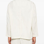 Giacca con effetto stropicciato in bianco GONGDID DESIGN - uomo 