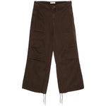 Pantaloni cargo con coulisse in marrone Entire studios - unisex 
