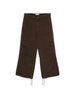 Pantaloni cargo con coulisse in marrone Entire studios - unisex