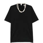 T-shirt con perle finte in nero Junya watanabe - donna 
