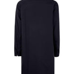 Cappotto con colletto e zip frontale in nero Laminar - uomo 