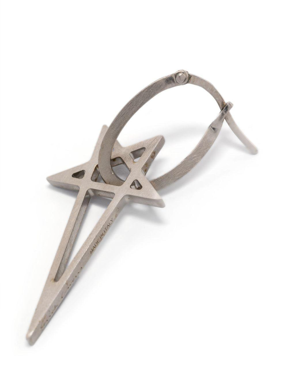 Orecchino Pentagram in argento 