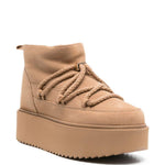 Stivaletti con plateau in beige Inuikii - donna 