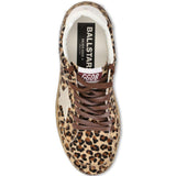 Sneakers con stampa in marrone Golden goose - donna 