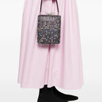 Borsa mini con cristalli in nero Self-Portrait - donna 