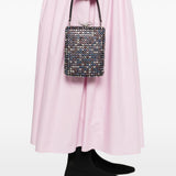 Borsa mini con cristalli in nero Self-Portrait - donna 
