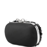 Clutch con decorazione in nero Self-Portrait - donna 