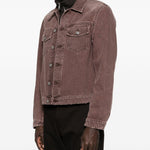 Giacca Origin con bottoni in denim in marrone Our Legacy - UOMO 