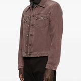 Giacca Origin con bottoni in denim in marrone Our Legacy - UOMO 