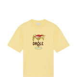 T-shirt Lobster Cup con ricamo in giallo Drole de monsieur - uomo 