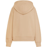 Felpa con cappuccio e zip in marrone 's maxmara - donna 