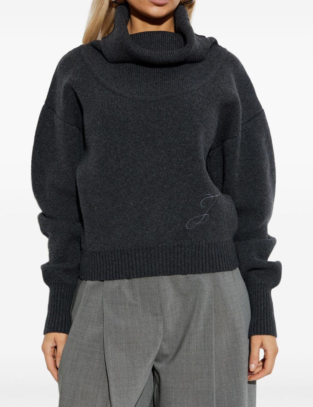 Maglione "la maille pallone" in grigio Jacquemus - donna 