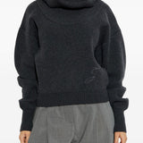 Maglione "la maille pallone" in grigio Jacquemus - donna 