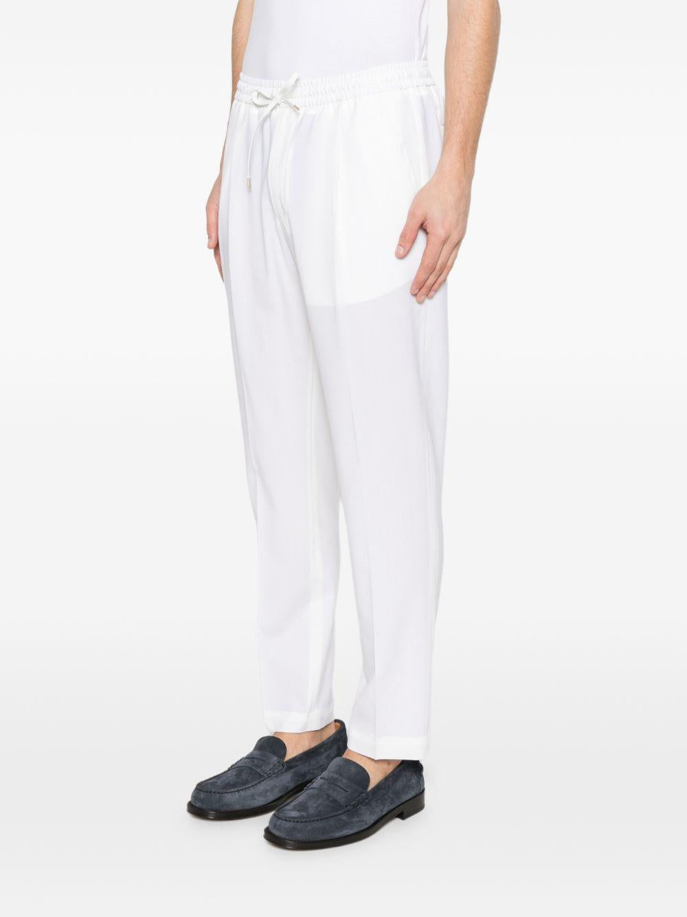 Pantaloni con coulisse e pieghe Wimbledons in bianco Briglia 1949 - uomo 