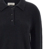 Polo a maniche lunghe in nero Laneus - uomo 