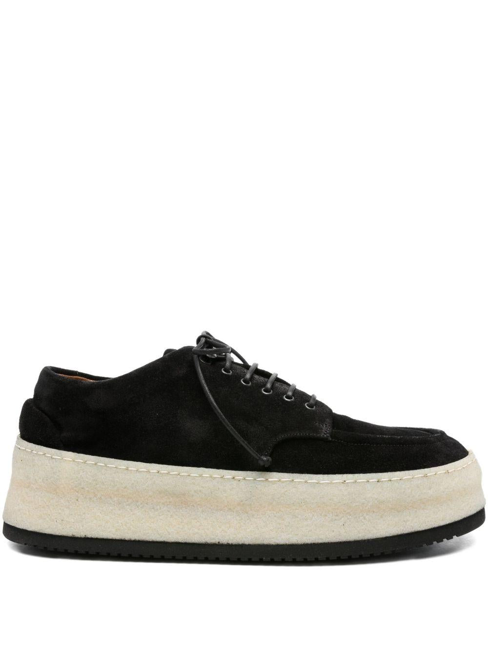 Derby con suola chunky parapana in nero Marsell - uomo 