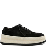 Derby con suola chunky parapana in nero Marsell - uomo 