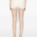 Shorts con vita elasticizzata in beige Entire studios - donna 