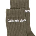 Calzini con logo in verde Comme des garcons homme plus - uomo<BR/><BR/> 