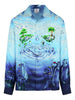 Camicia Lost Atlantis in blu Casablanca - uomo