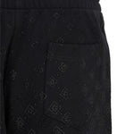 Pantaloncini con monogramma di cristallo in nero Casablanca - uomo 