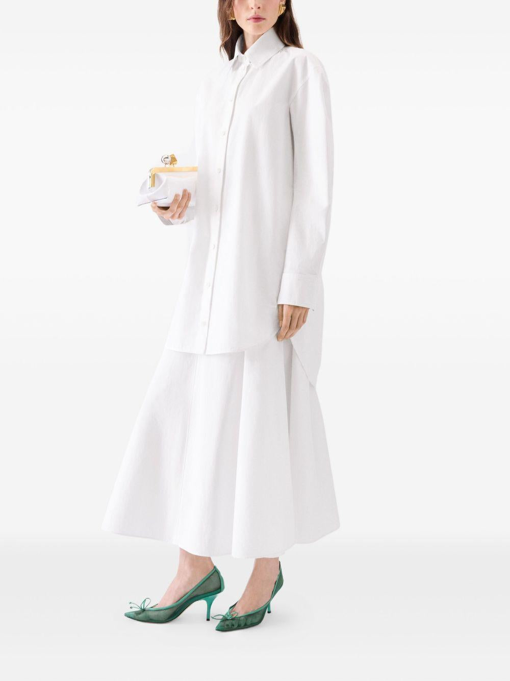 Chemisier la robe chemise ovalo in bianco Jacquemus - donna 