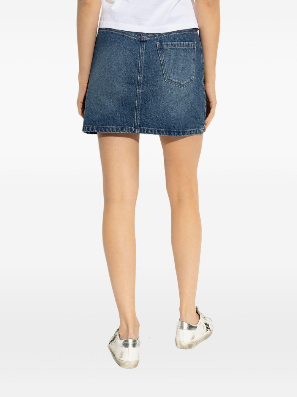 Minigonna Moss in blu A.P.C. - donna 