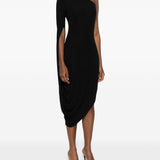 Abito midi monospala in nero Alexander wang  - donna 