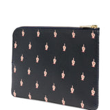 Clutch con stampa in blu Undercover - unisex 
