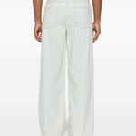 Pantaloni a gamba dritta in celeste Golden goose - uomo 
