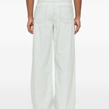 Pantaloni a gamba dritta in celeste Golden goose - uomo 