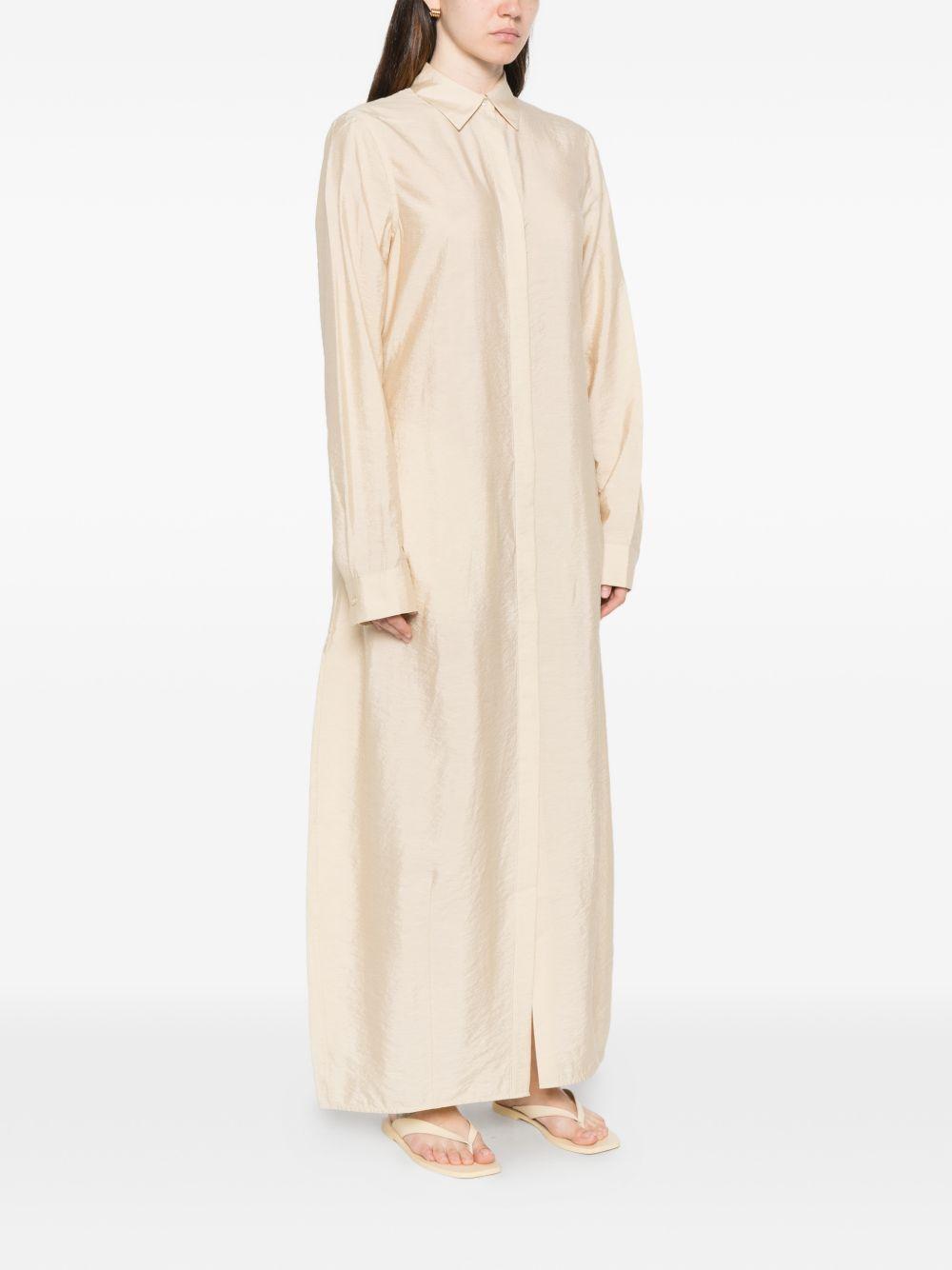 Abito lungo parachute in beige Toteme - donna 