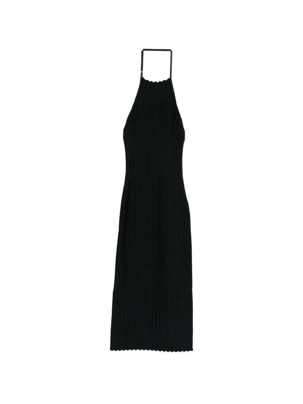 Abito midi tablier in blu scuro Jacquemus - donna 