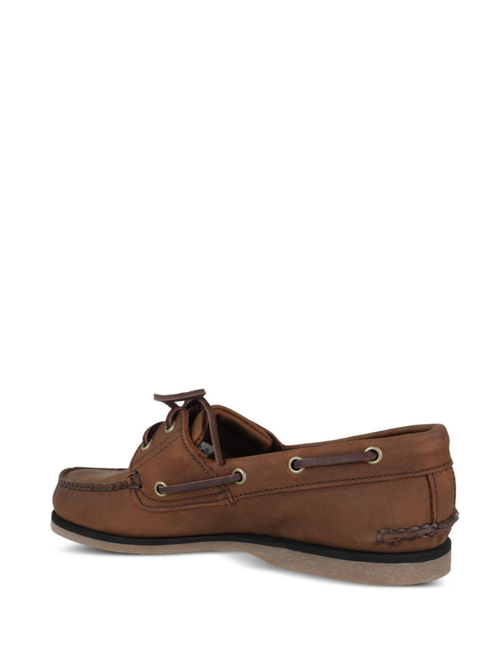 Mocassini con lacci in marrone Timberland - uomo 