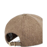 Cappello con targa e logo in marrone Maxmara - donna 