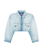 Giacca denim crop de-malley-s in celeste Diesel - donna 