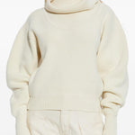 Maglione "la maille pallone" in avorio Jacquemus - donna 