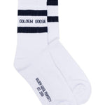 Calzini a coste in bianco Golden goose - unisex 