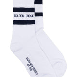 Calzini a coste in bianco Golden goose - unisex 
