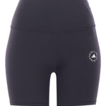 Shorts con logo in nero Adidas by Stella Mc Cartney - donna 