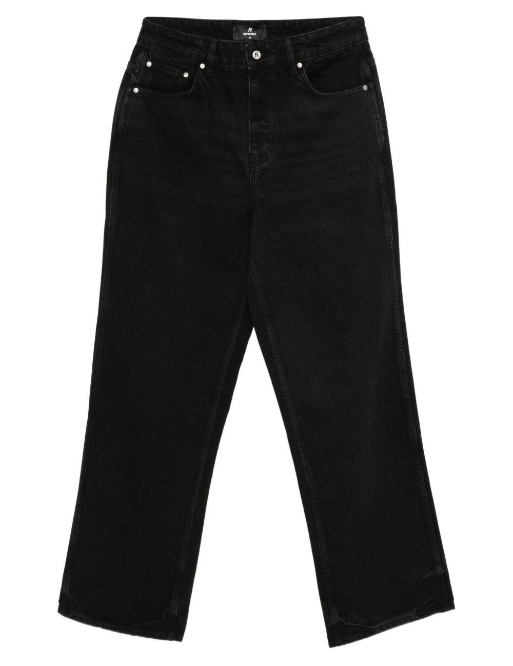 Jeans di cotone in nero Represent - uomo 