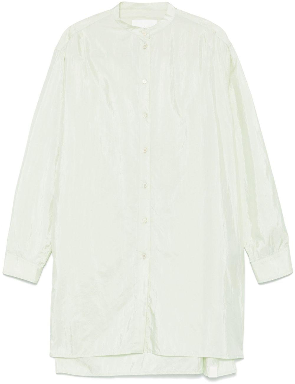 Camicia in raso in verde Jil sander - donna 