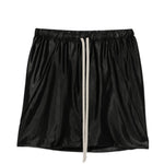 Shorts con coulisse in vita in nero Rick owens drkshdw - donna 